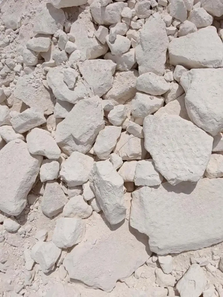 Refined kaolin clay for ceramics coatings plastics and paper